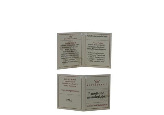 Booklet 4seitig, individuell bedruckbar, Buongustaio