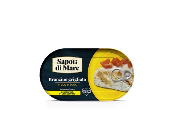 Branzino grigliato in olio d'oliva, 145g, Sapori di Mare