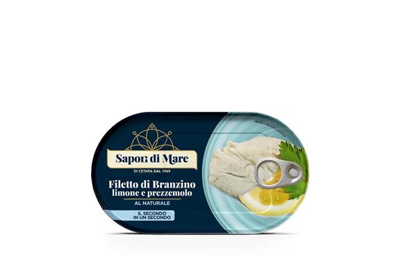 Filetto di Branzino al limone e prezzemolo, 145g, Sapori di Mare