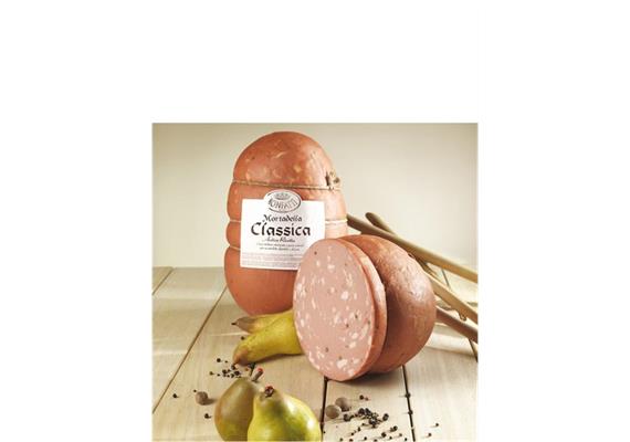 Mortadella classica, linea Bonfatti, mezza, ca. 3 kg, Negrini
