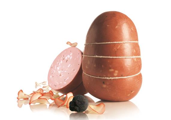 Mortadella tartufo, linea Bonfatti, mezza, 3,8 kg, Negrini