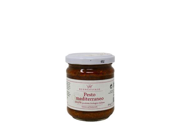 Pesto mediterraneo bio, 180 g, Buongustaio