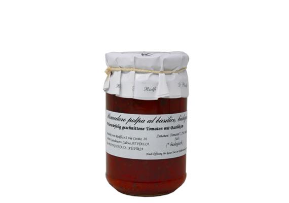 Polpa di pomodoro al basilico bio, 280 g, Riolfi