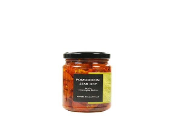 Pomodorini semidry, tipo Pachino, in olio extravergine, 314 ml, Belmantello