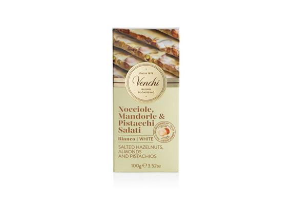 Tavoletta Bianco con Noci Salate, 95 g, Venchi